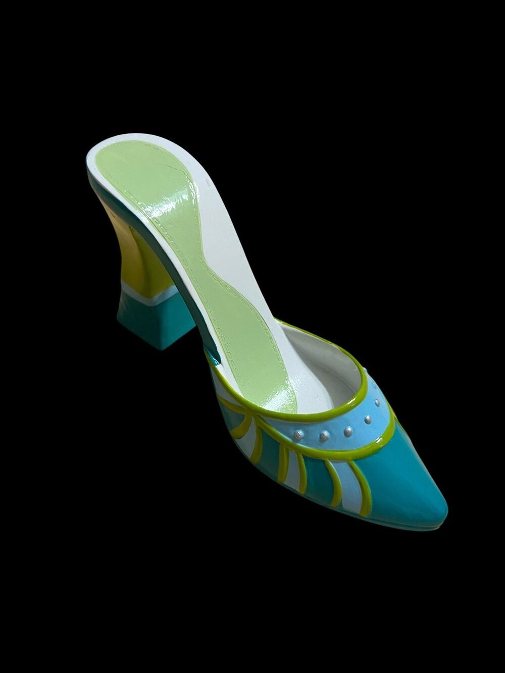 Ganz Her Majesty's High Heel Shoe Hammer Figurines ceramic 5 in